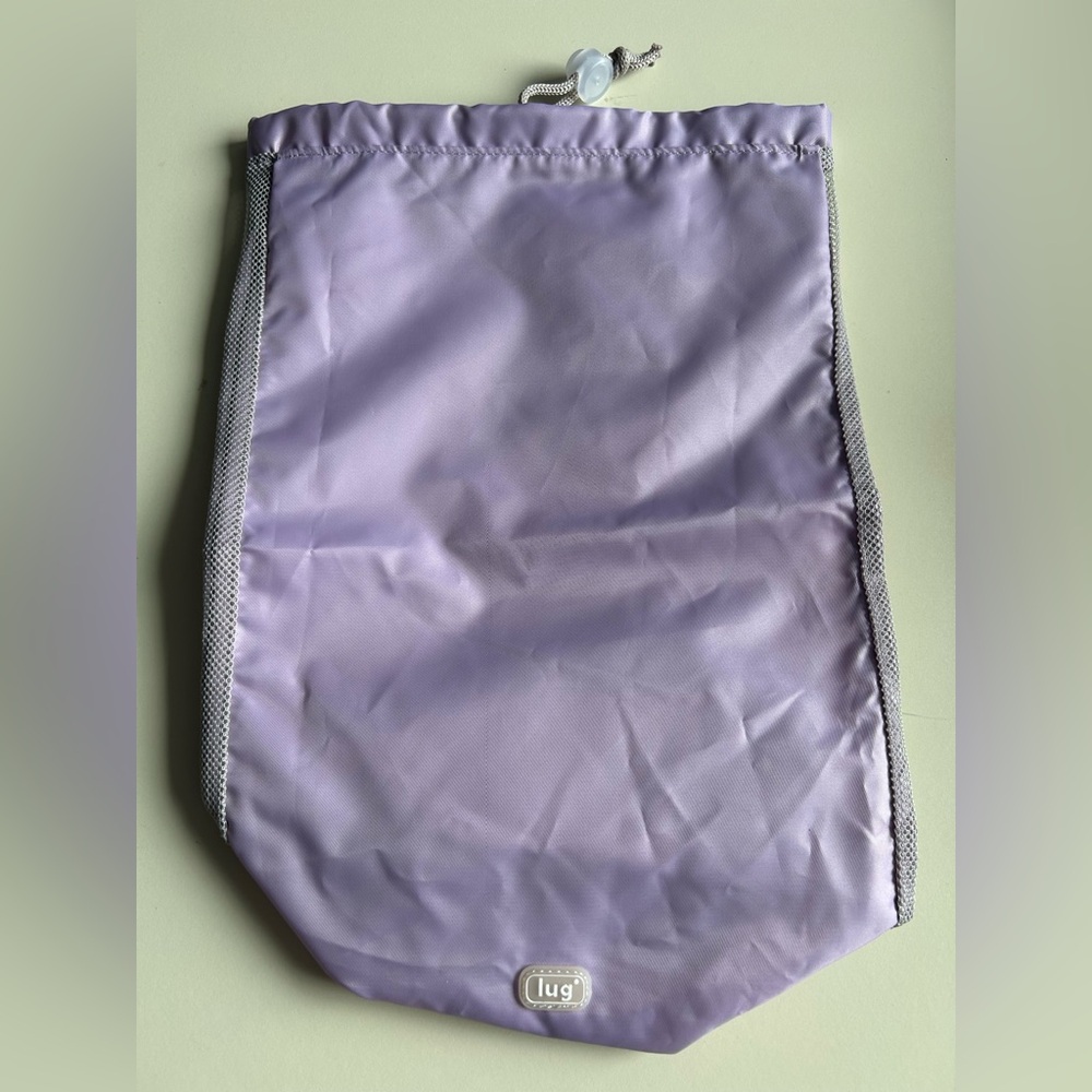 LUG CARGO DRAWSTRING BAG SUGARPLUM NWT